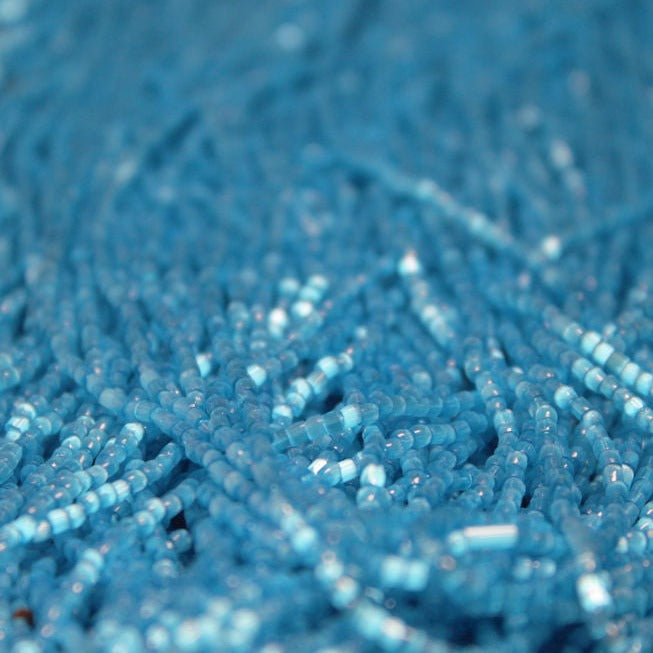 9/0 Tri-Cut Aqua Satin - 9T14