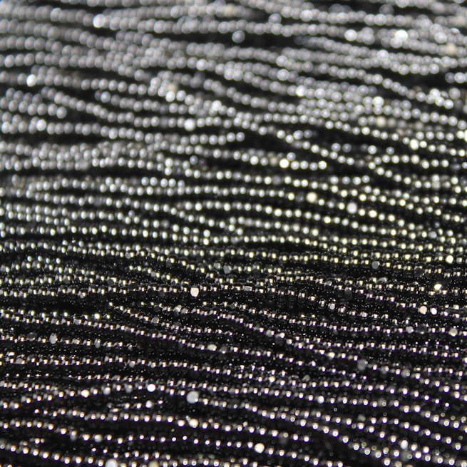 11/0 Charlotte Opaque Black - C1109