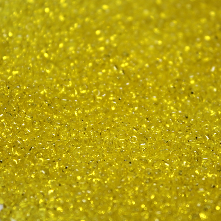 Transparent Bright Yellow ~ 11/0 JSB 136 Japanese Seed Beads