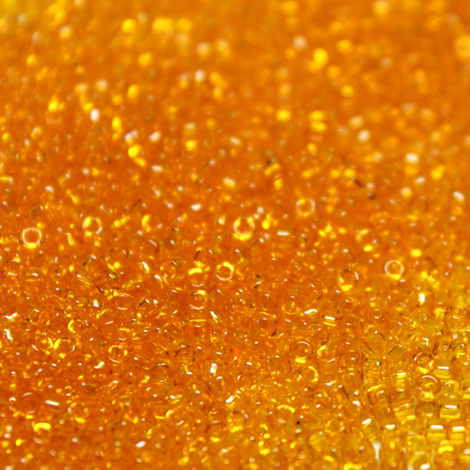 Transparent Medium Orange ~ 11/0 JSB 138