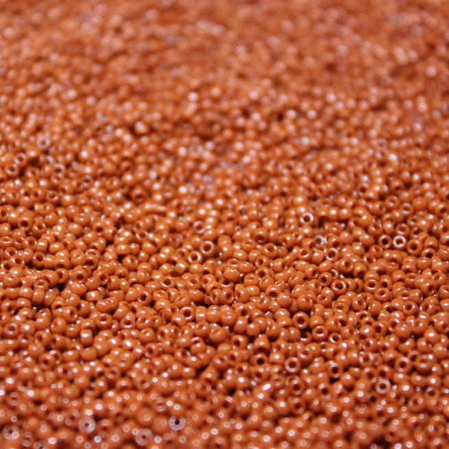 Opaque Light Brown ~ 15/0 JSB 409A Japanese Seed Beads