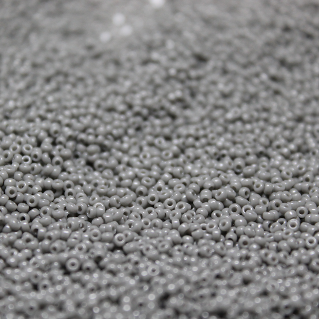 Opaque Dark Gray ~ 15/0 JSB 416