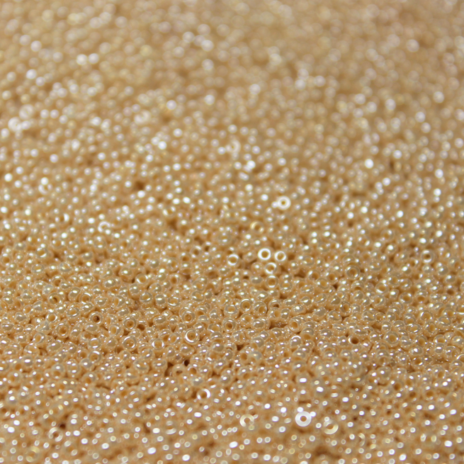 Opaque Eggshell Luster ~ 15/0 JSB 421C Japanese Seed Beads