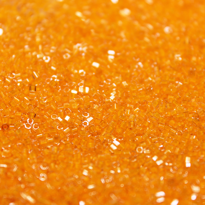 Crystal Lined Neon Sunshine ~ 15/0 HEX 205A Japanese Seed Beads