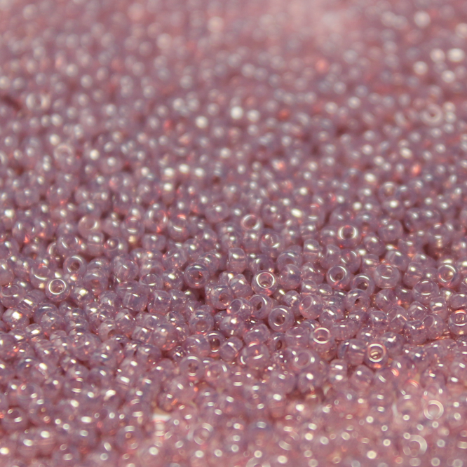 Transparent Thistle ~ 15/0 JSB 2373 Japanese Seed Beads