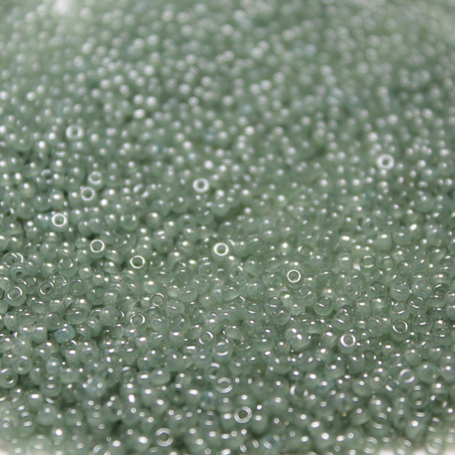 Transparent Sage ~ 11/0 JSB 2375 Japanese seed beads