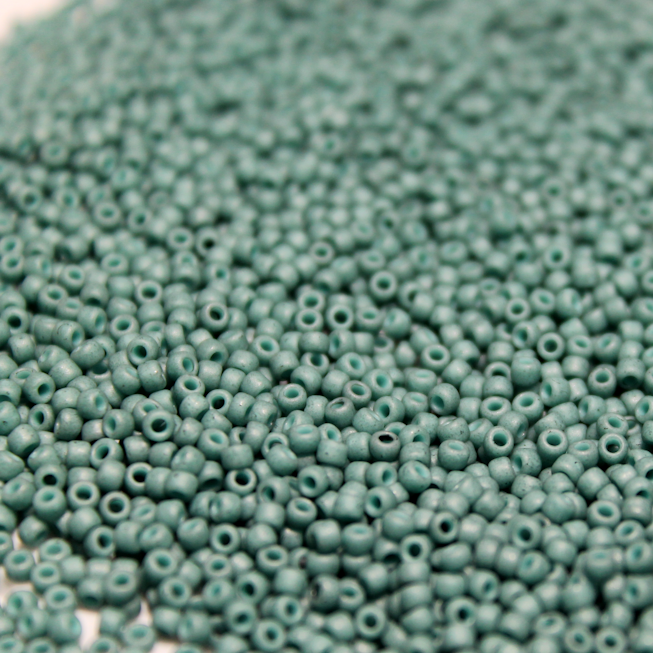 Semi Glazed Turquoise Green ~ 11/0 JSB 2604F