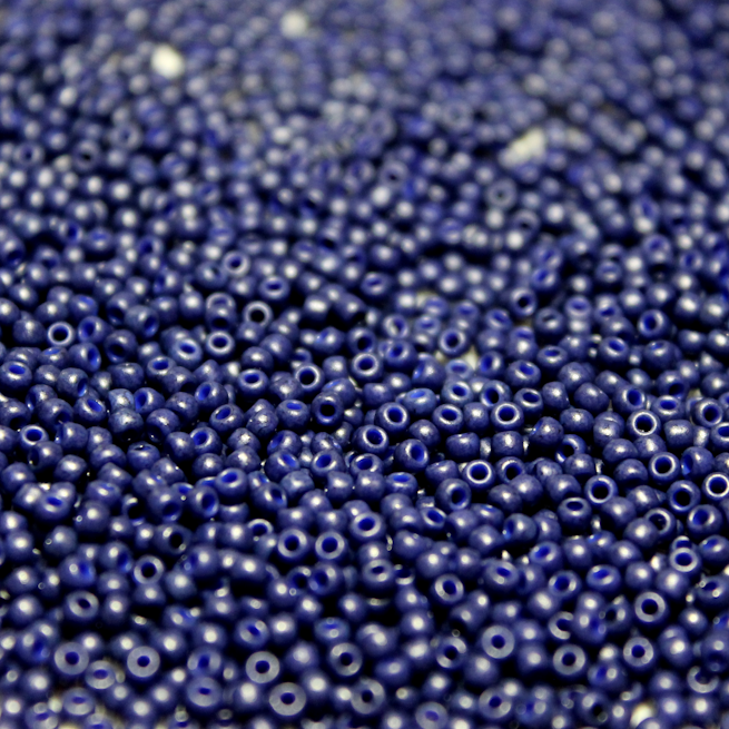 Semi Glazed Navy Blue ~ 11/0 JSB 2607F Japanese seed beads
