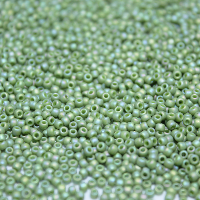 Semi Glazed Honeydew AB ~ 11/0 JSB 2632F