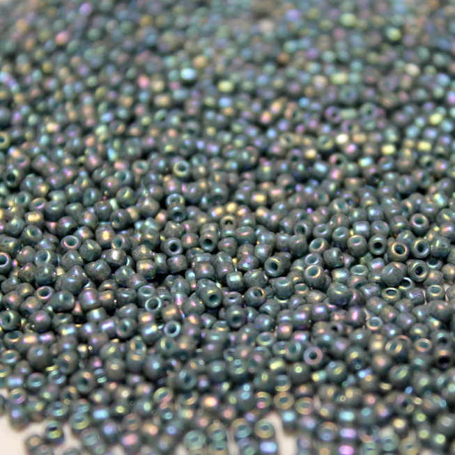 Semi Glazed Blue Fog AB ~ 11/0 JSB 2635F