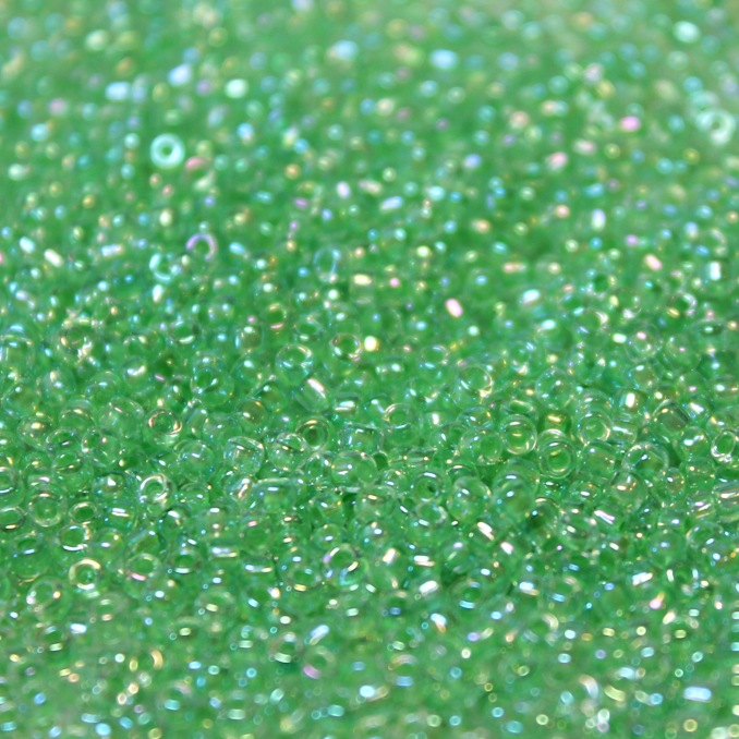 Transparent Lime AB ~ 11/0 JSB 270 Japanese Seed Beads