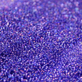 15/0 Japanese Transparent Dyed Purple Galaxy AB - 299