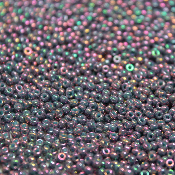 Opaque Purple AB ~ 11/0 JSB 317H Japanese Seed Beads