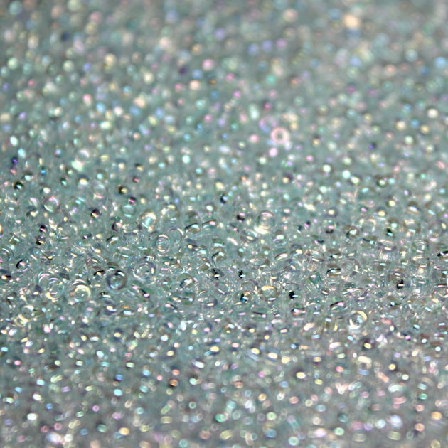 *CLOSEOUT CLEARANCE * Transparent Palest Aqua AB ~ 11/0 JSB 325F