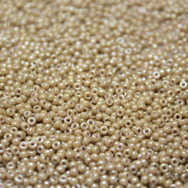 Opaque Dyed Tan Luster ~ 11/0 JSB 403E Japanese seed beads