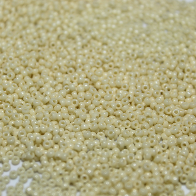 Opaque Bone ~ 11/0 JSB 403 Japanese seed beads