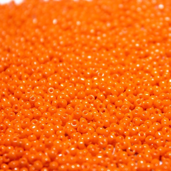 Opaque Bright Orange ~ 11/0 JSB 405D