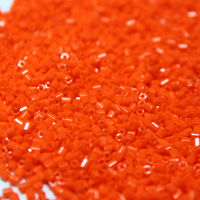 Opaque Dark Orange ~ 11/0 HEX 406