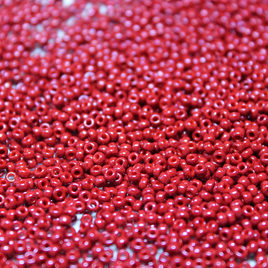 Opaque Dyed Mahogany Red ~ 11/0 JSB 407A