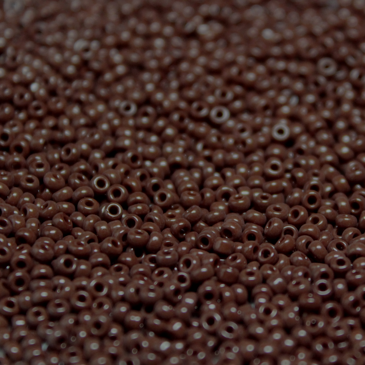 Opaque Burnt Brown ~ 11/0 JSB 409B Japanese seed beads