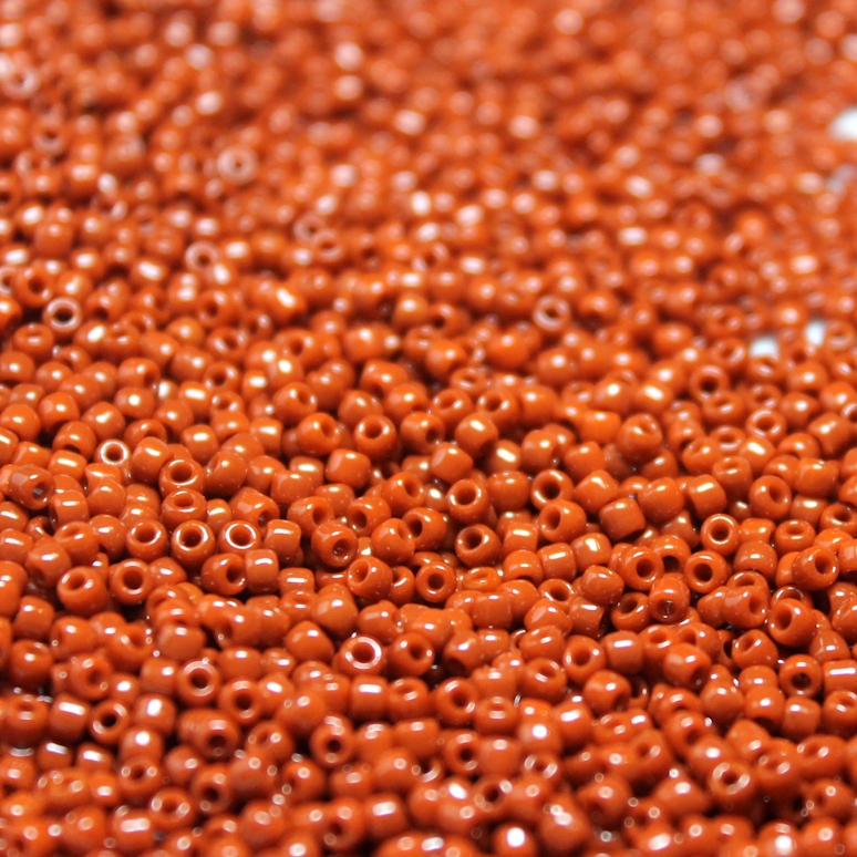 Opaque Light Brown ~ 11/0 JSB 409A Japanese seed beads