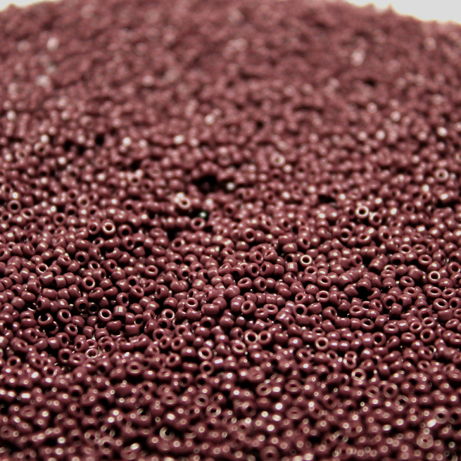 Opaque Blackberry ~ 15/0 JSB 410C Japanese Seed Beads