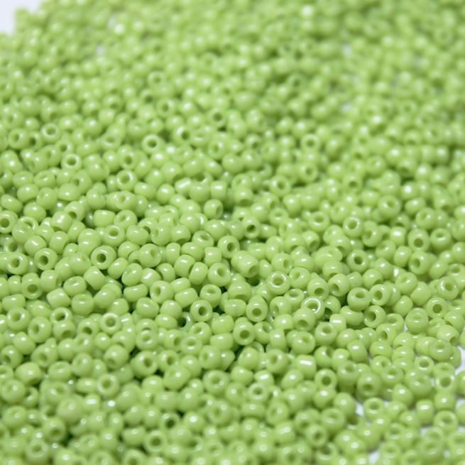 Approximately 30 grams of beads in a 6 inch tube. Japanese seed beads