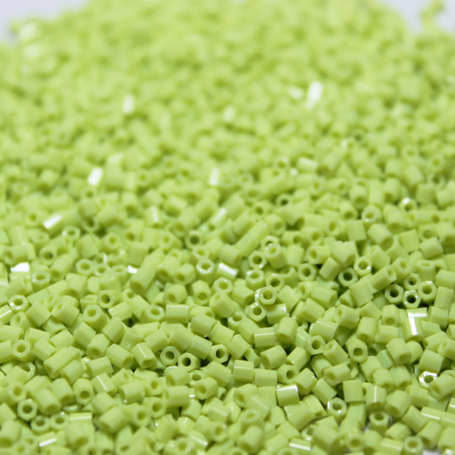 Opaque Chartreuse ~ 11/0 HEX 411A Japanese seed bead