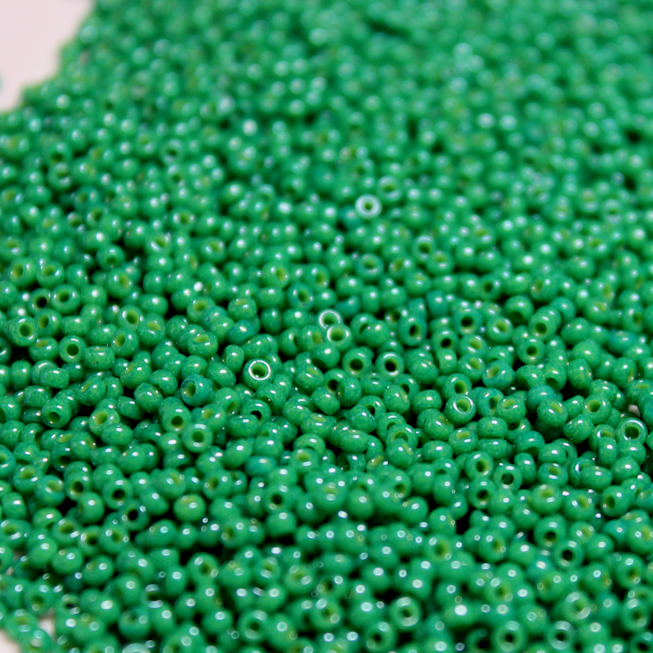 Opaque Dyed Dark Jade Green ~ 11/0 JSB 411C