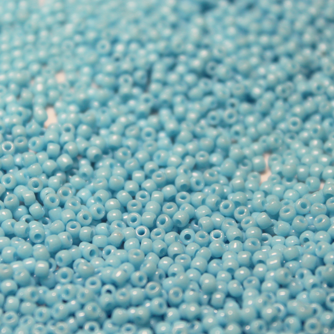Opaque Baby Blue ~ 11/0 JSB 413L Japanese seed beads