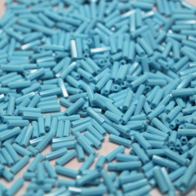 Opaque Turquoise Blue ~ 6mm STRAIGHT 413