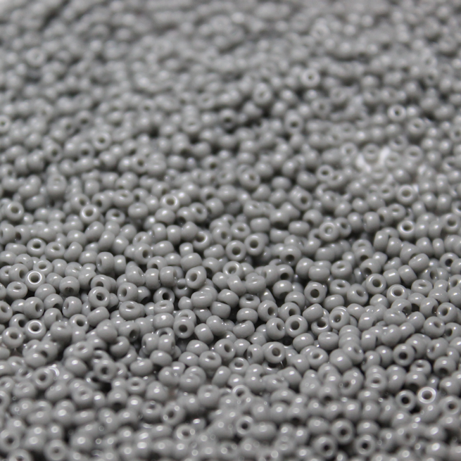 Opaque Dark Gray ~ 11/0 JSB 416Japanese Seed Beads