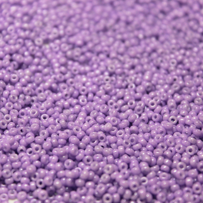 Opaque Dyed Lavender ~ 11/0 JSB 419 Japanese Seed Beads