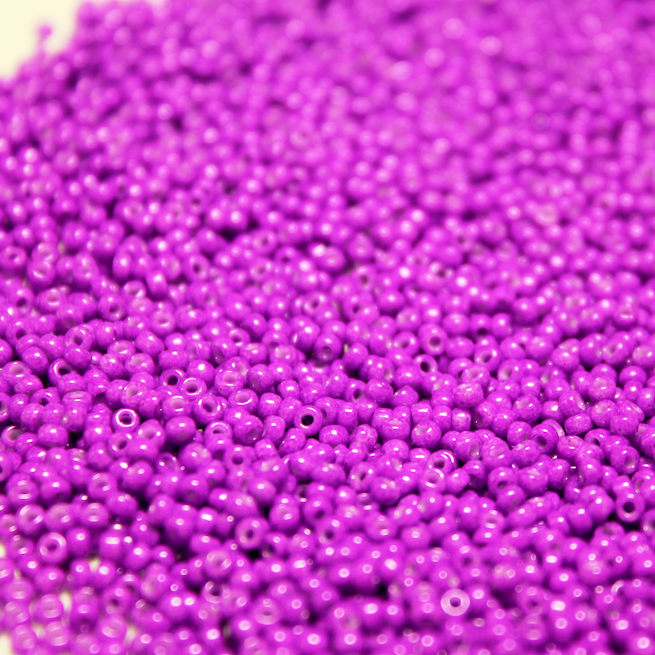 Opaque Dyed Purple Fuchsia ~ 11/0 JSB 419B Japanese Seed Beads