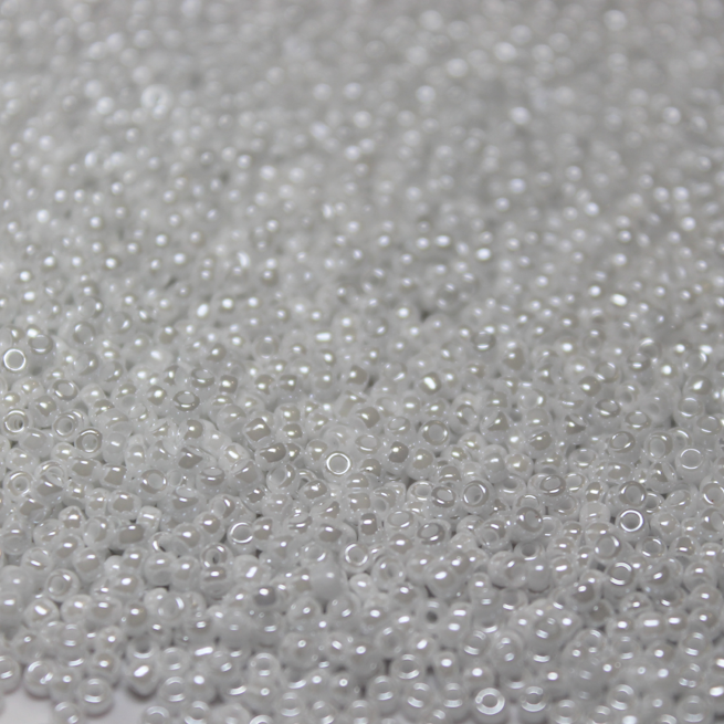 Opaque White Luster ~ 11/0 JSB 420 Japanese Seed Beads