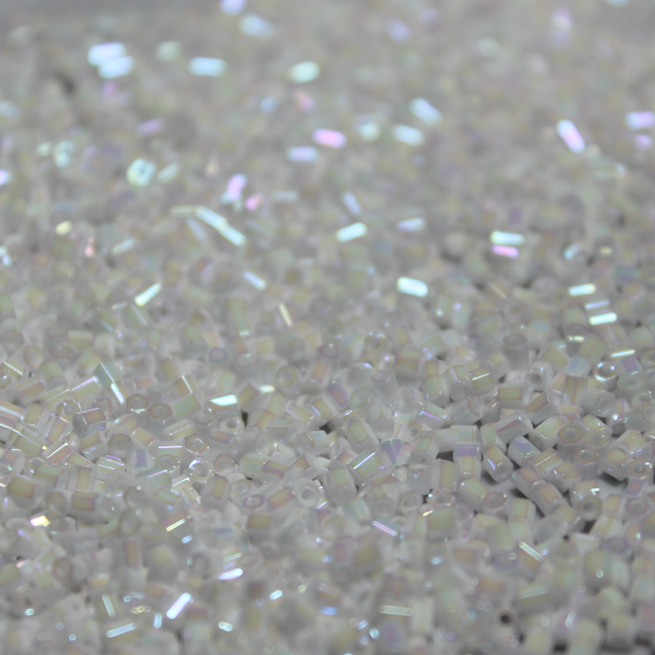 Opaque White AB ~ 11 HEX 420A Japanese Seed Beads