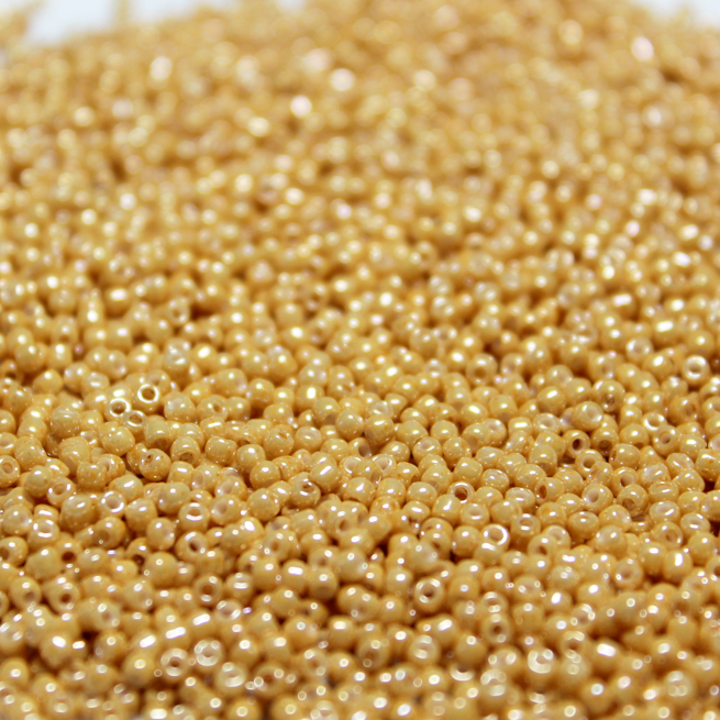Opaque Butterscotch Luster ~ 11/0 JSB 421E Japanese seed beads