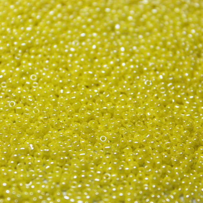 Opaque Yellow Luster ~ 11/0 JSB 422 Japanese Seed Beads