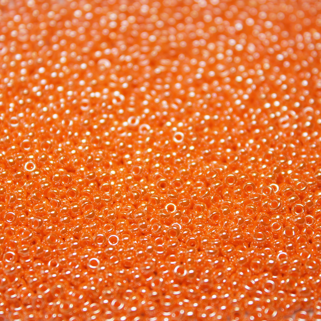 Opaque Light Orange Luster ~ 11/0 JSB 423 Japanese Seed Beads