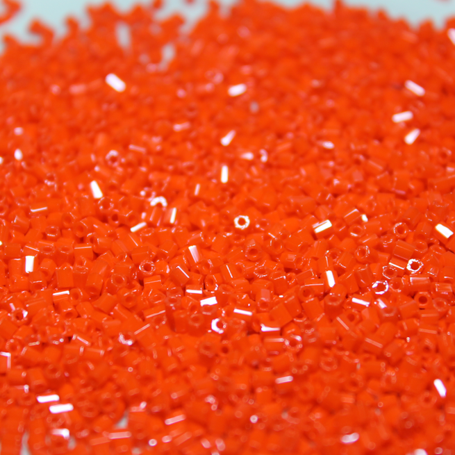Opaque Orange Luster ~ 11/0 HEX 424 Japanese Seed Beads