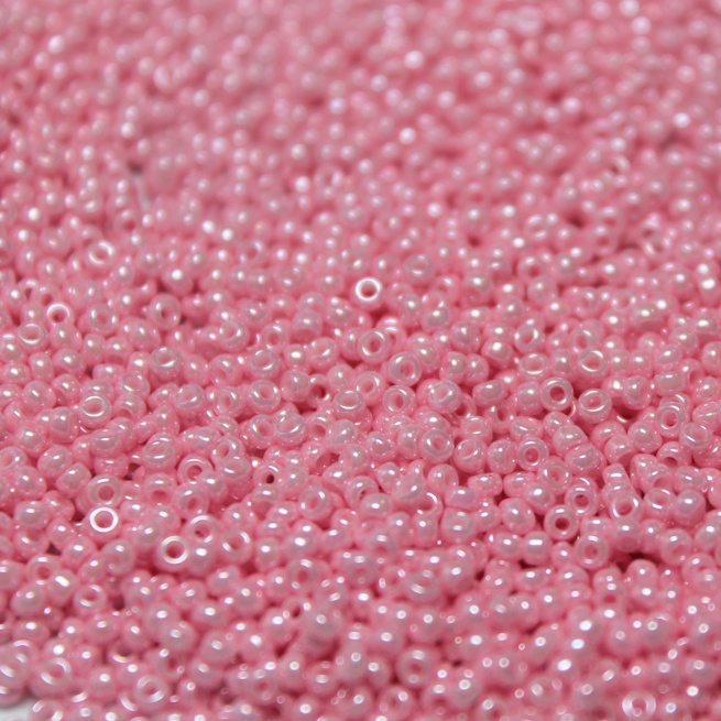 Opaque Dyed Pink Luster ~ 11/0 JSB 427C Japanese Seed Bead