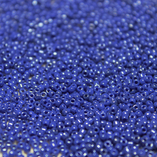 Opaque Dark Blue Luster ~ 11/0 JSB 430DD Japanese seed beads