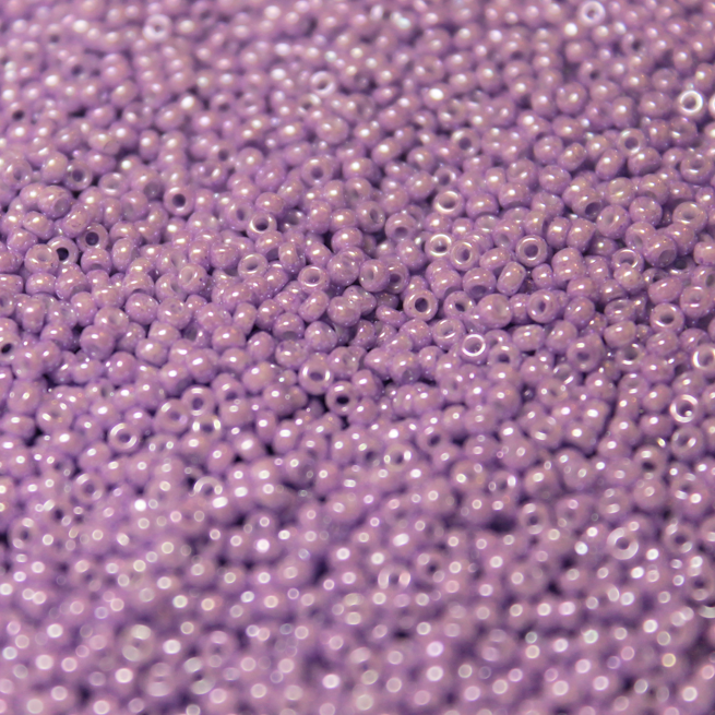 Opaque Dyed Lavender Luster ~ 11/0 JSB 437 Japanese seed bead
