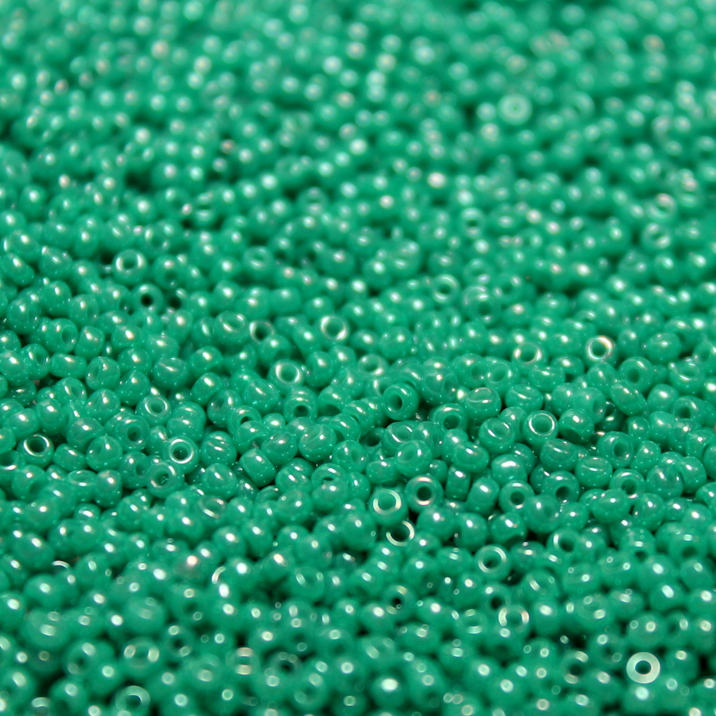 Opaque Dyed Shamrock Pearl ~ 11/0 JSB 442 Japanese Seed Beads