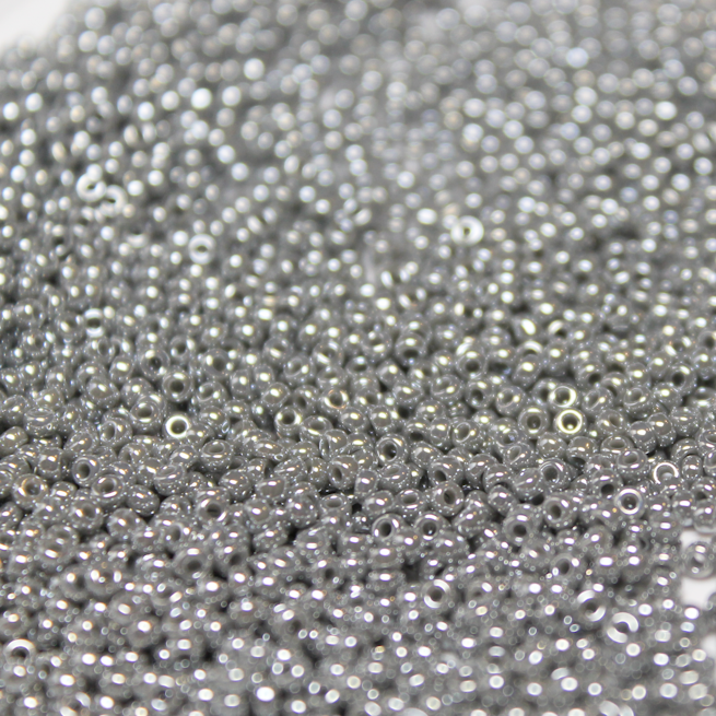 Opaque Dark Gray Luster ~ 11/0 JSB 449A Japanese seed beads
