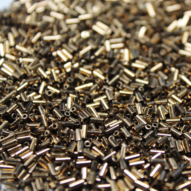* CLOSE OUT * Metallic Dark Bronze Bugles ~ 3mm 457D