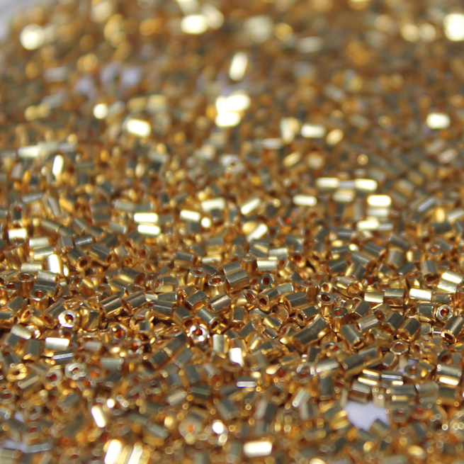 Metallic Gold ~ 11/0 HEX 471 Japanese seed beads