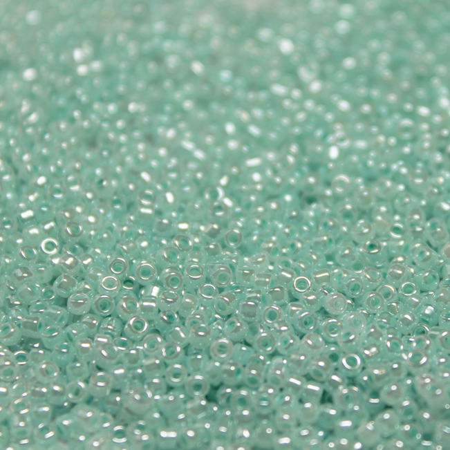 Dyed Baby Blue Pearl Ceylon ~ 11/0 JSB 523 Japanese Seed Beads