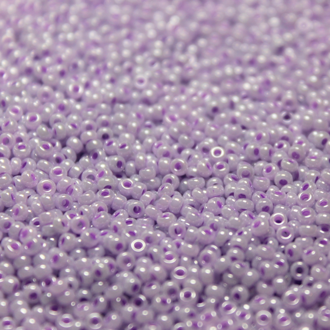 Dyed Lavender Ceylon Pearl ~ 11/0 JSB 534 Japanese seed beads