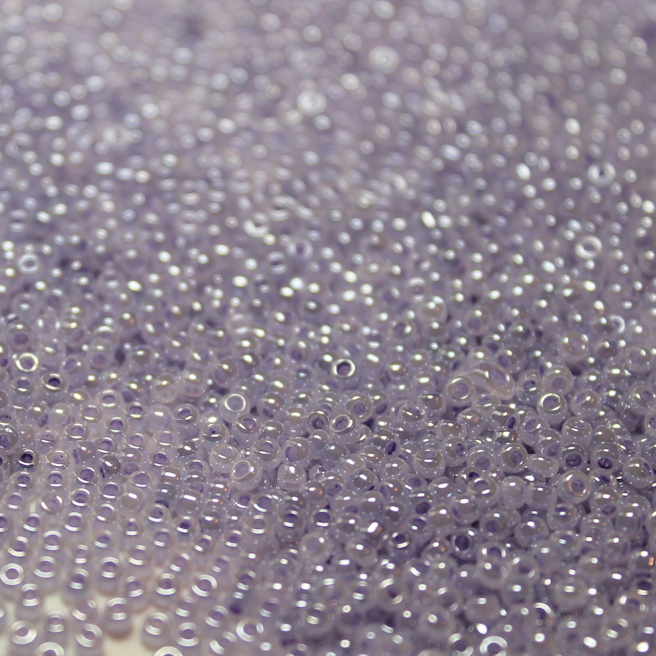 Dyed Light Lavender Pearl Ceylon ~ 11/0 JSB 534A Japanese seed beads